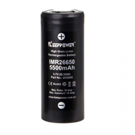 KeepPower Li-Ion batteri 3,6V IMR5500mAh UH2652