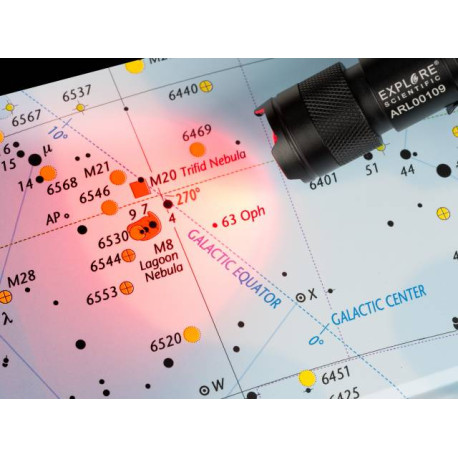 Explore Scientific Astro R-Lite LED lommelygte m/rødt lys