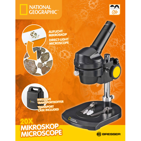 National Geographic Junior mikroskop 20x