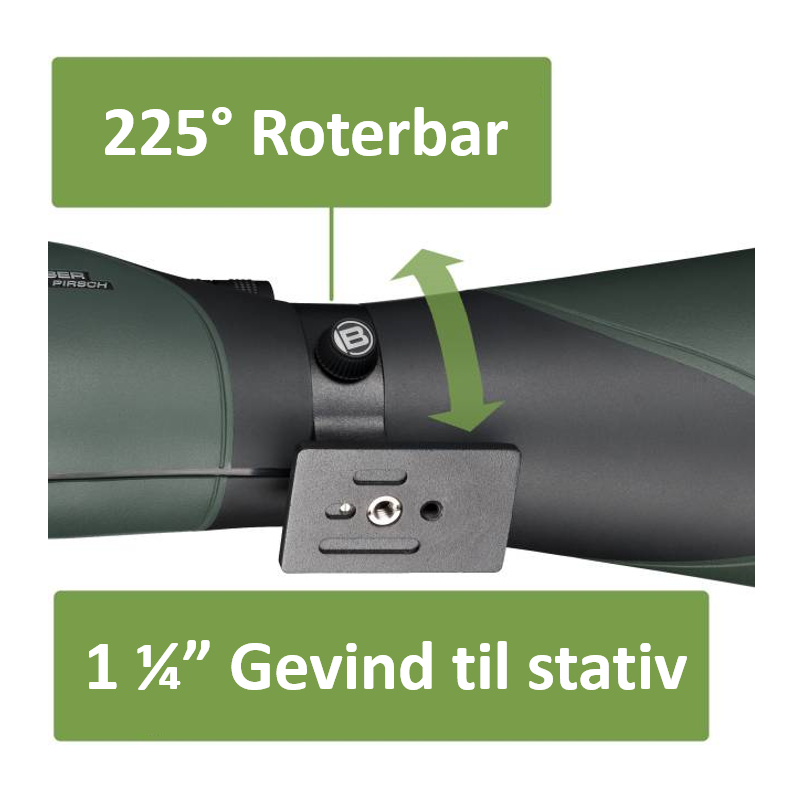 BRESSER Pirsch 20-60x80 Gen. II udsigtskikkert