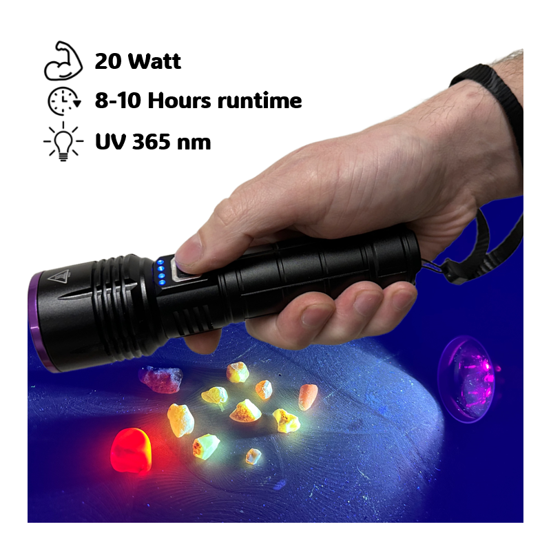 Globuz Eclipse 20w UV 365nm w/ Blacklight-filter