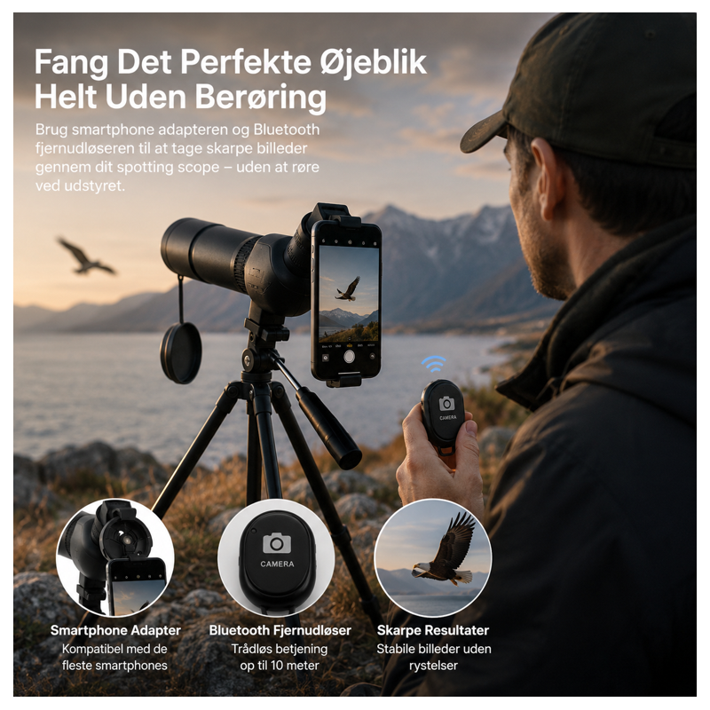 Udsigtskikkert | Globuz - 20-60x60 Spotting Scope