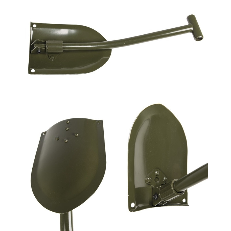 Mil-Tec Svensk Foldespade med T-Greb | Robust Militær Feltspade til Outdoor