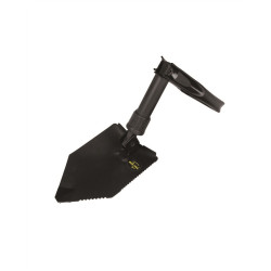Mil-Tec BW Foldespade BLK | Sammenfoldelig Militær Feltspade med Etui
