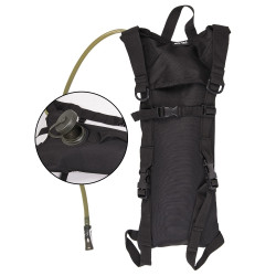 Mil-Tec Hydration Pack Basic 3L BLK | Drikkesystem med 3 Liter Vandbeholder