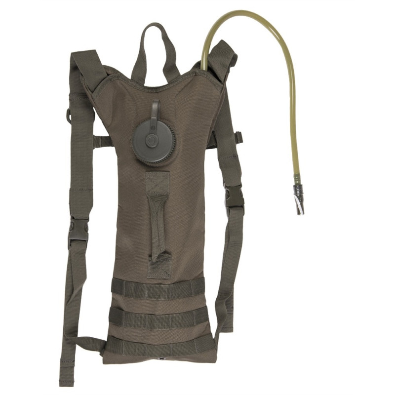 Mil-Tec Hydration Pack OD, drikkesystem med 3 Liter Vandbeholder