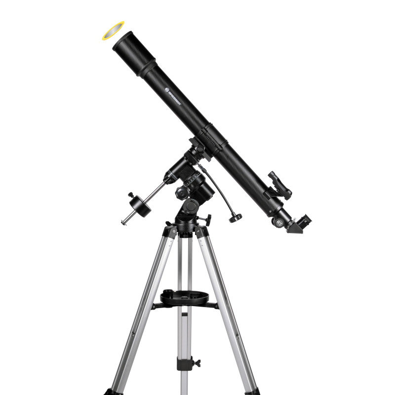 Bresser Sirius 70/900 AZ Teleskop med Smartphone Adapter | Refraktor Teleskop til Begyndere