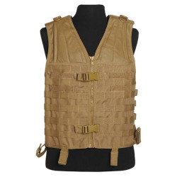 Mil-Tec MOLLE Carrier Vest Coyote | Modulær Taktisk Vest