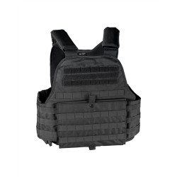Mil-Tec Plate Carrier Vest Black | Taktisk MOLLE Vest