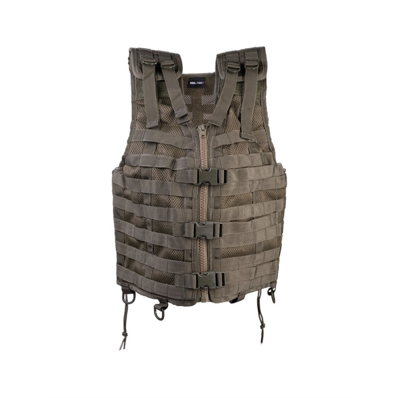 Mil-Tec Modular Vest, Olive - Modulær Taktisk MOLLE Vest