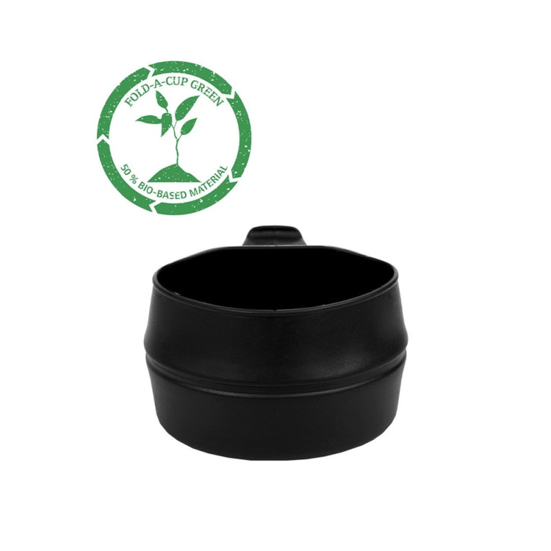 Wildo Fold-A-Cup® 200 ml Sort | Sammenklappeligt Outdoor Krus