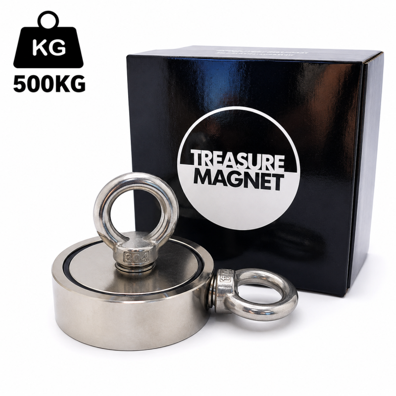 Fiskemagnet | Magnetfiskeri. 500KG Fiskemagnet fra Treasuremanget.