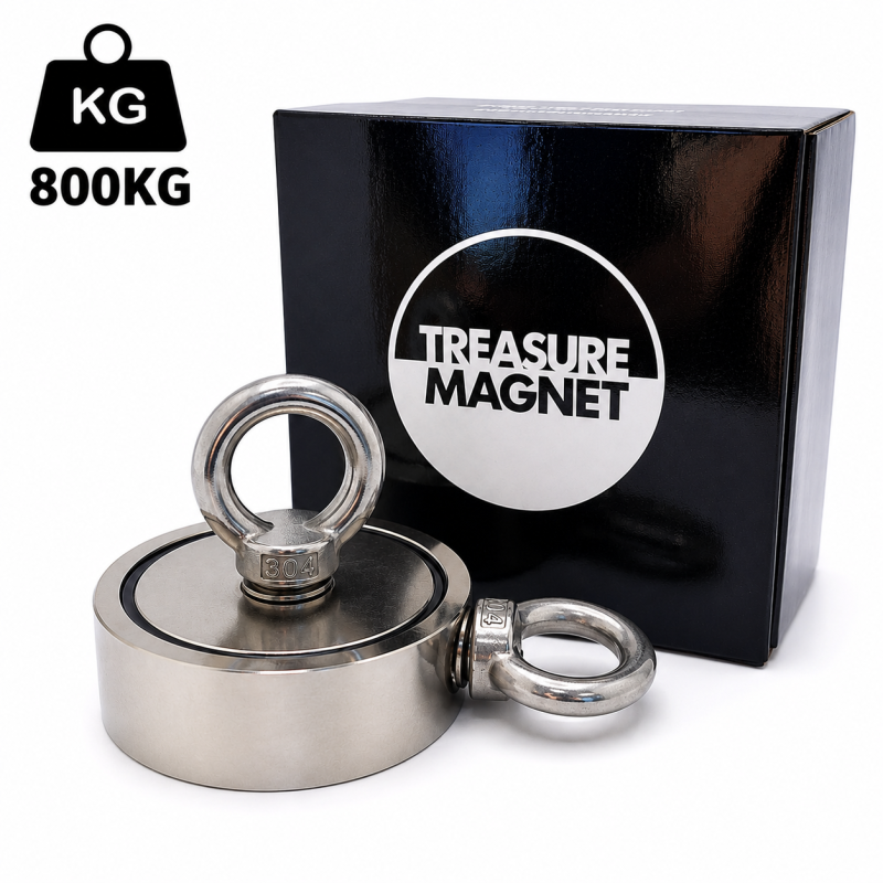 Fiskemagnet | Magnetfiskeri. 800KG Fiskemagnet fra Treasuremanget.