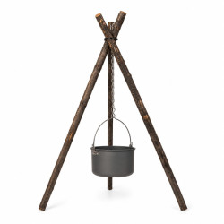 Bålstativ til Gryder & Kedel | Letvægts Camping Tripod i Rustfrit Stål