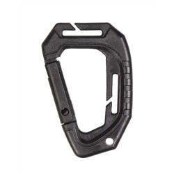 Mil-Tec Tactical MOLLE-karabinhager – 2 stk. – Sort