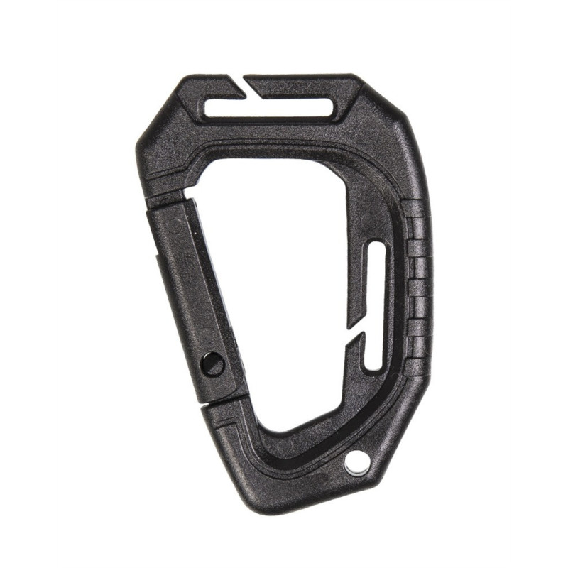 Mil-Tec Tactical MOLLE-karabinhager – 2 stk. – Sort
