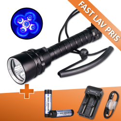 Amber Scorpion Pro 9 Watt ravlygte i top kvalitet