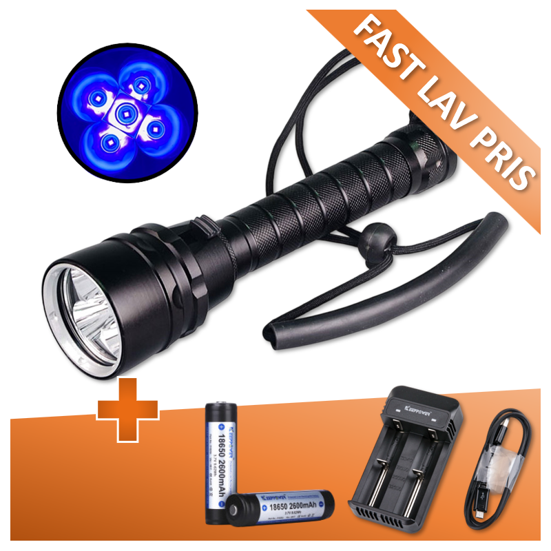 Amber Scorpion Pro 9 Watt ravlygte i top kvalitet