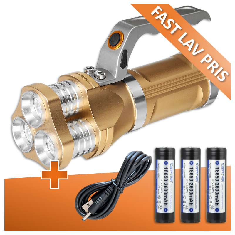 Ravlygte | DKs største udvalg | Amber Eye Gold 30W