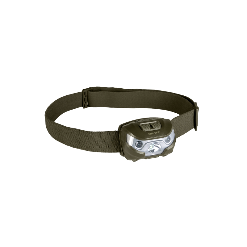 Mil-Tec LED pandelampe 200 lumen | Hvidt og rødt lys