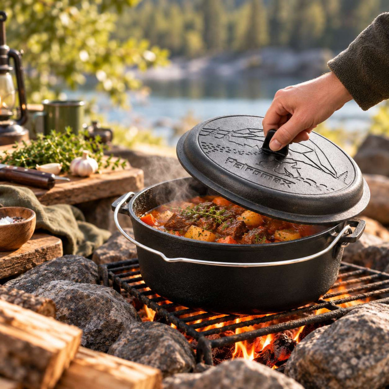 Petromax Dutch Oven Essential FT4.5-T – Støbejernsgryde med ben